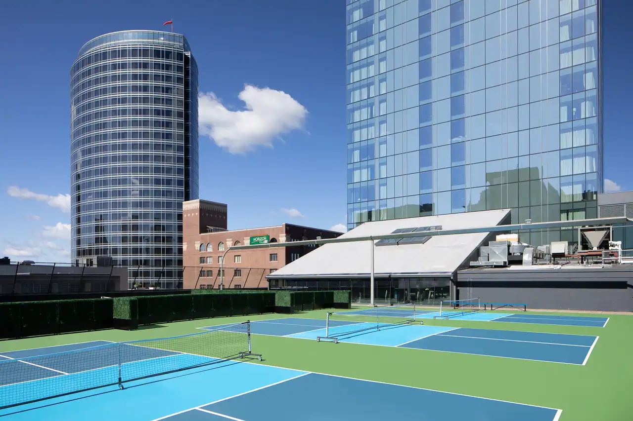 RoofTop Pickleball at the Amway Grand Plaza Hotel photo 2