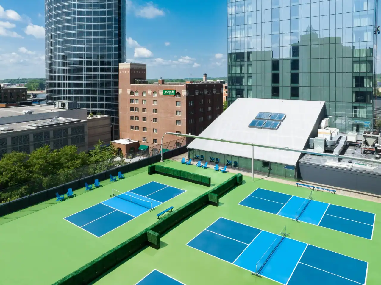 RoofTop Pickleball at the Amway Grand Plaza Hotel photo 3